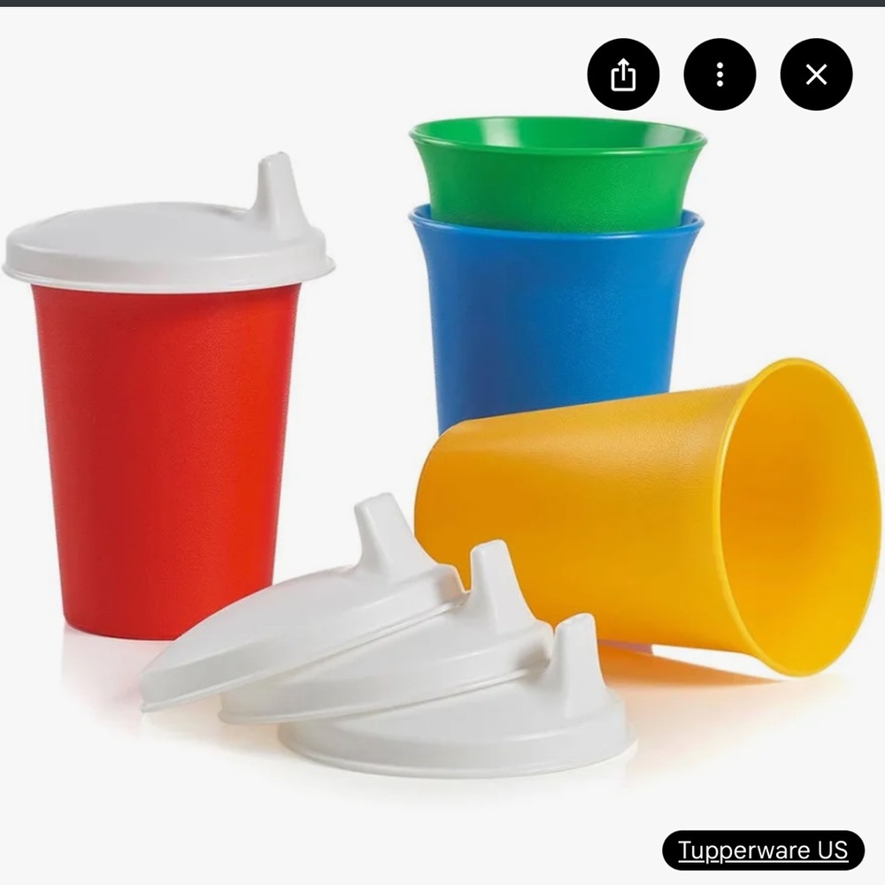 Tupperware Bell Tumblers with seal